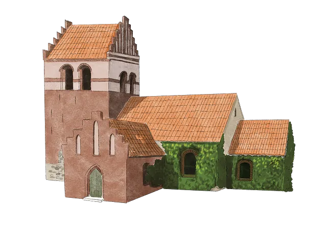 Illustration af Allerslev Kirke