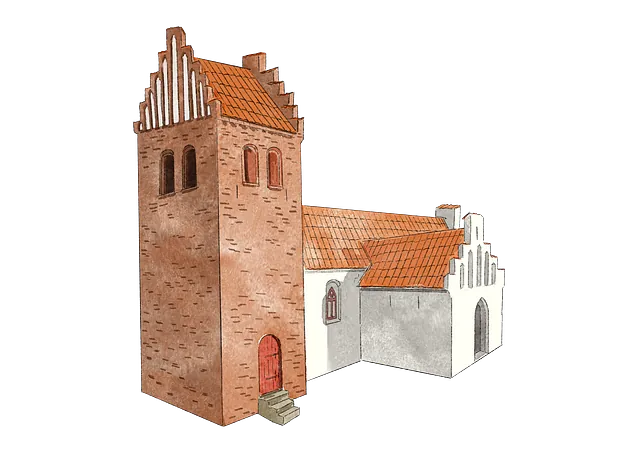 Illustration af Rorup Kirke