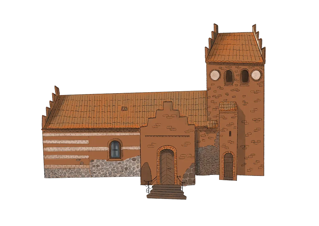 Illustrations af Særløse Kirke