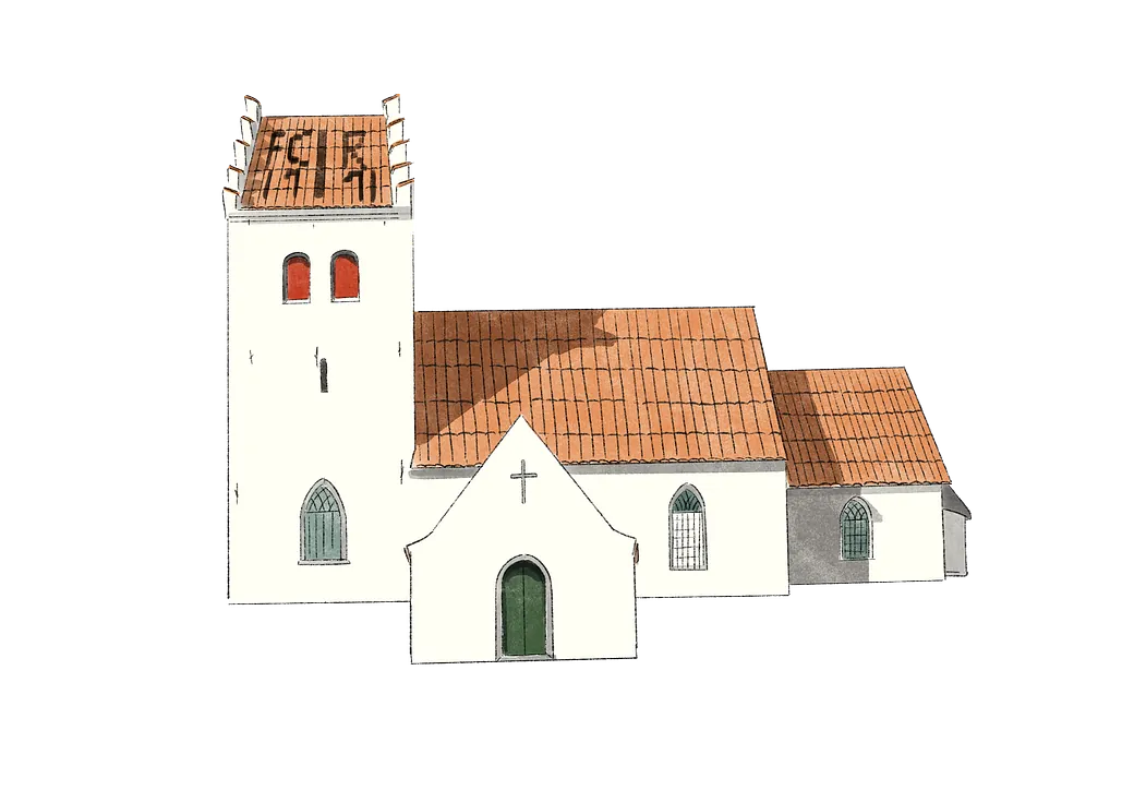 Illustrations af Rye Kirke